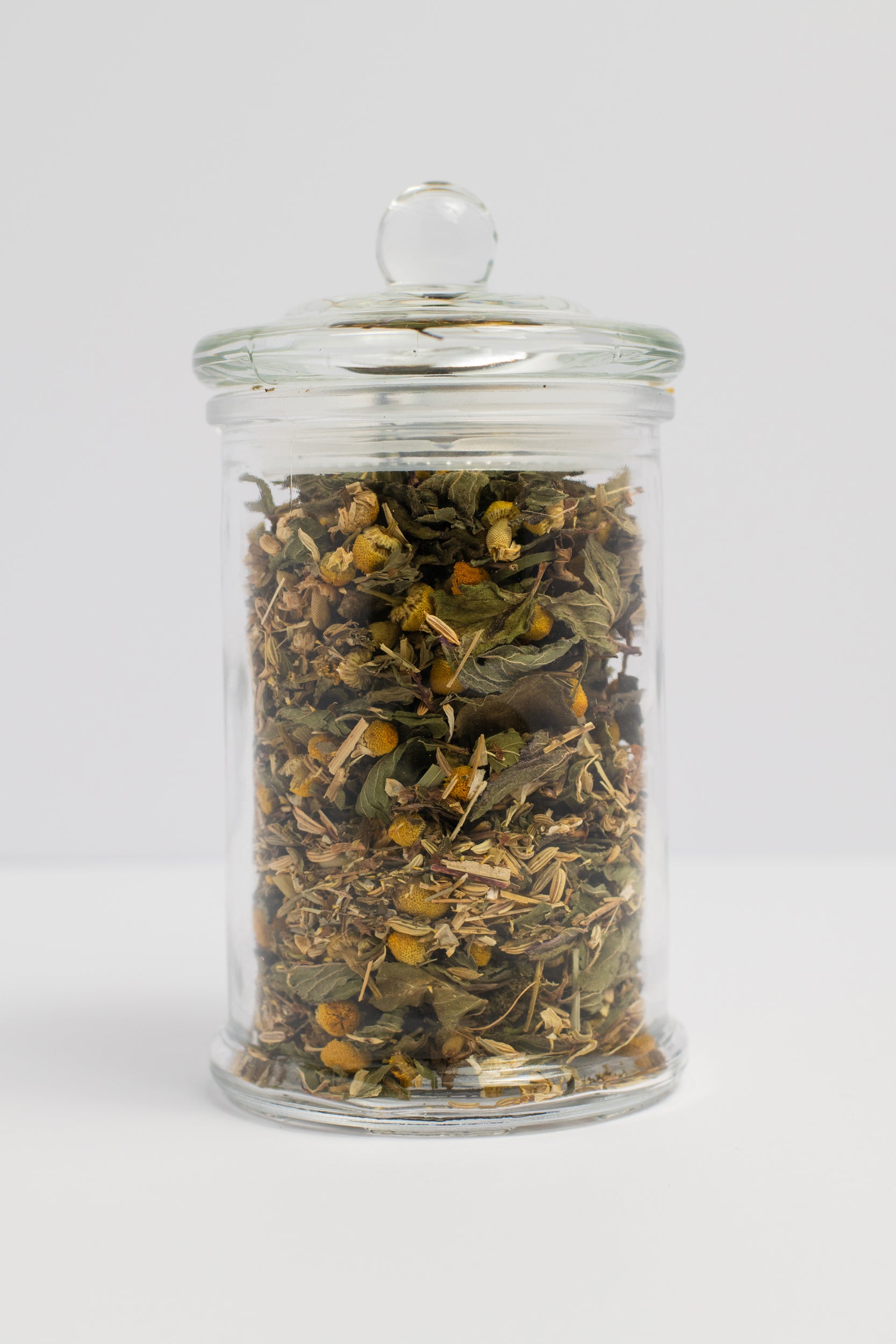 bespoke herbal tea, infusion, tissane, small batch, bespoke, artisan, dried herbs, herbal medicine, made to order, tailor made, organic, detoxification, digest, digestion, rest, relax, calm, sleep, sedative, insomnia, nervous system support. Chamomile, Fennel, Peppermint, Meadowsweet. Carminative, relieves gas and bloating, gastrointestinal health, after dinner. loose leaf tea.