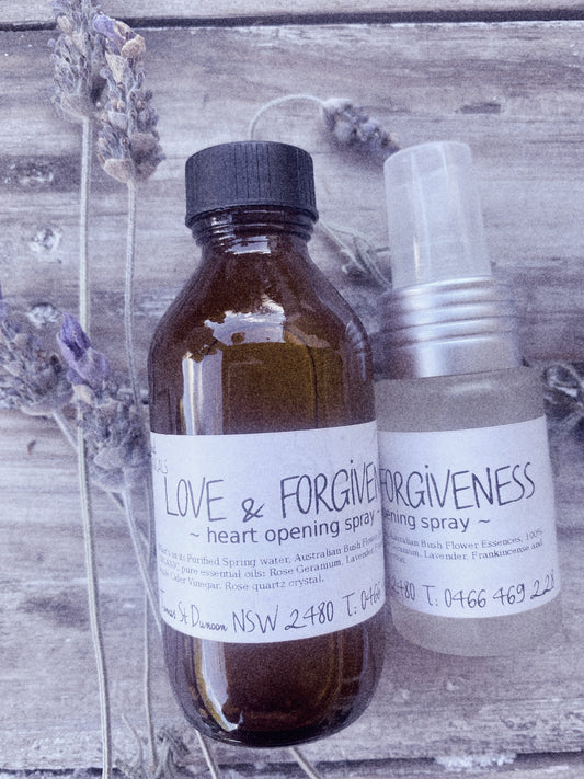 personal spray mist, made with love and consciousness, self love ritual ceremony, apothecary, blessed botanicals, qualified herbalist, fiona gray herbalist, atomiser, 100% pure essential oils, Ausflowers essences, hand crafted, artisan, artisinal, love and forgiveness heart opening, rose quartz crystal, heart chakra, rose geranium essential oil, lavender essential oil, frankincense essential oil, heart-led, self-care.